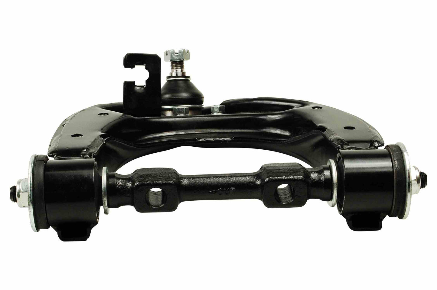 Angle View of Front Upper Right Suspension Control Arm and Ball Joint Assembly MEVOTECH CMS80127