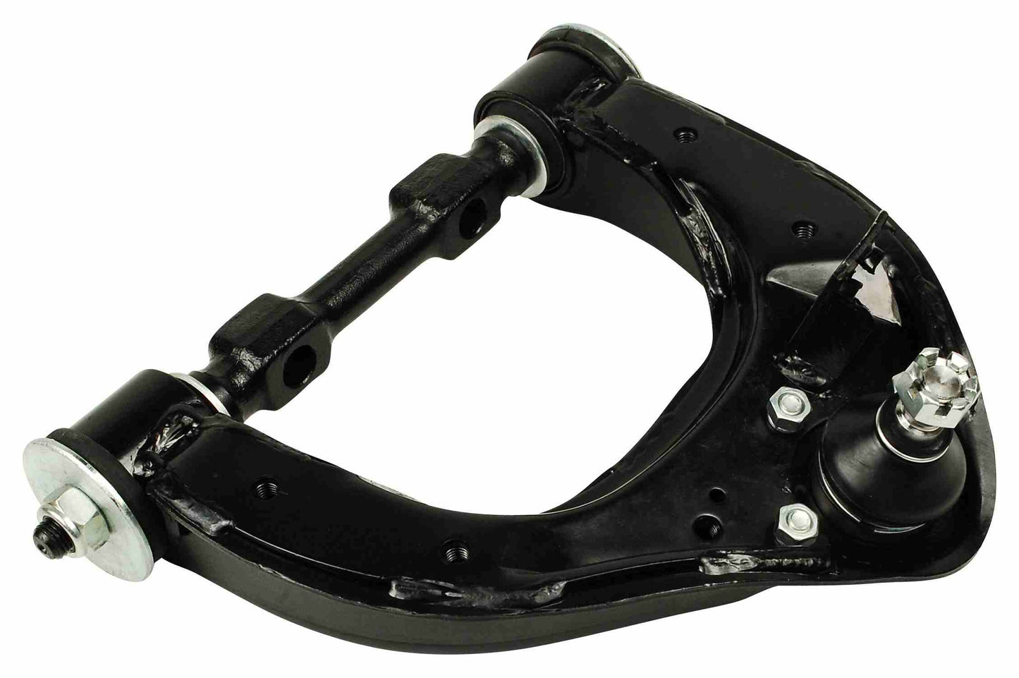 Front View of Front Upper Right Suspension Control Arm and Ball Joint Assembly MEVOTECH CMS80127