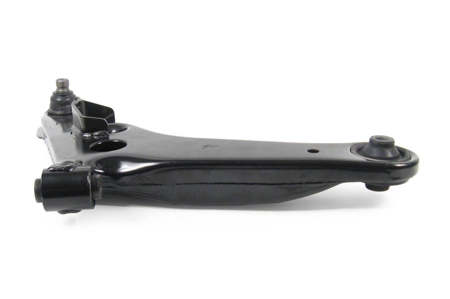 Angle View of Front Right Suspension Control Arm and Ball Joint Assembly MEVOTECH CMS80131