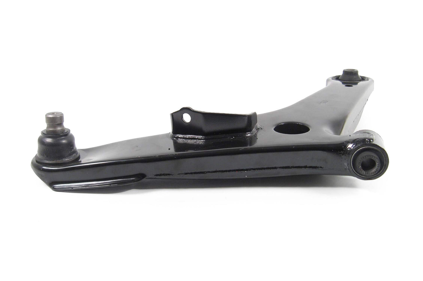 Side View of Front Right Suspension Control Arm and Ball Joint Assembly MEVOTECH CMS80131