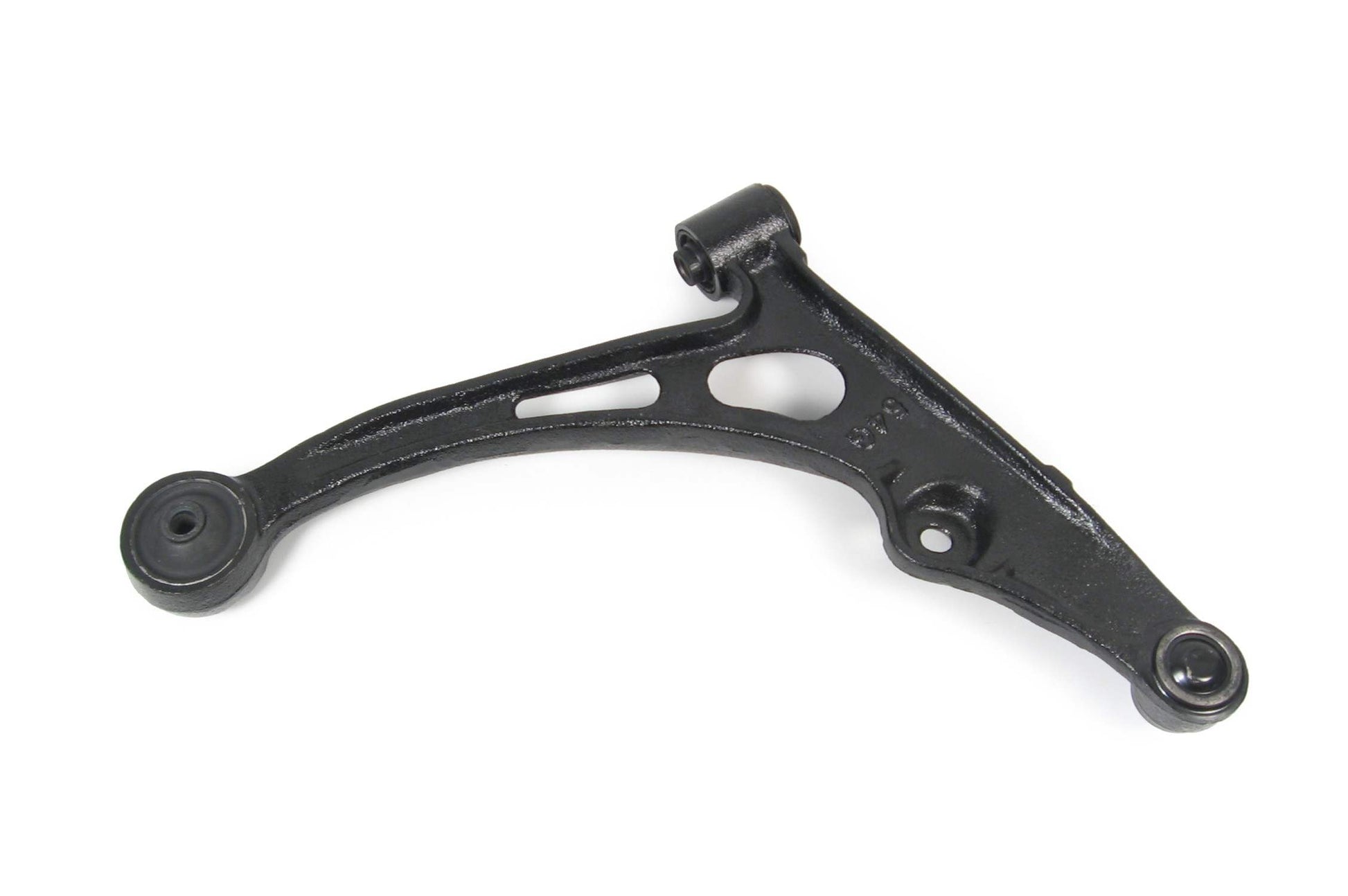 Back View of Front Left Suspension Control Arm and Ball Joint Assembly MEVOTECH CMS80132