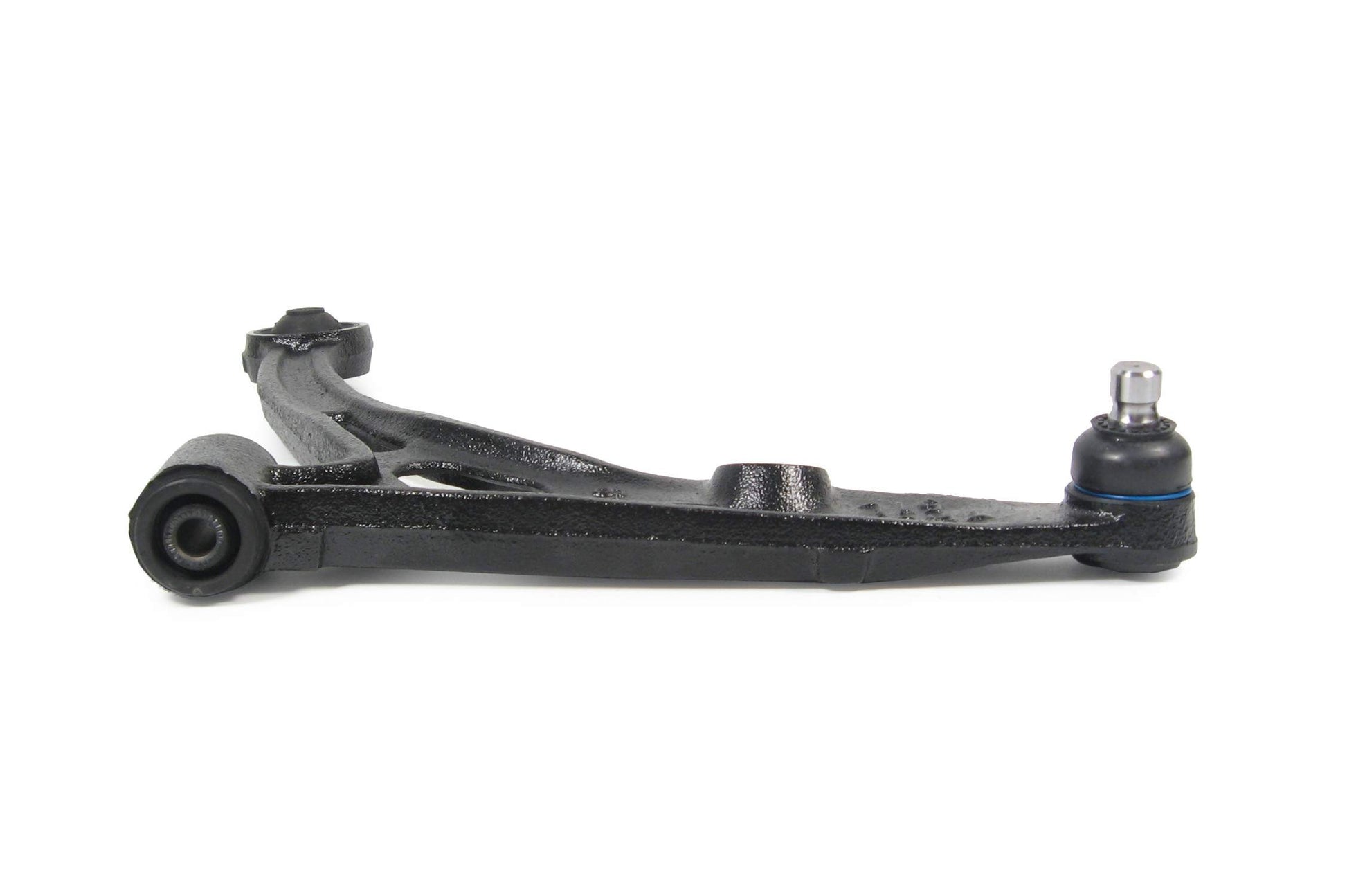 Side View of Front Left Suspension Control Arm and Ball Joint Assembly MEVOTECH CMS80132