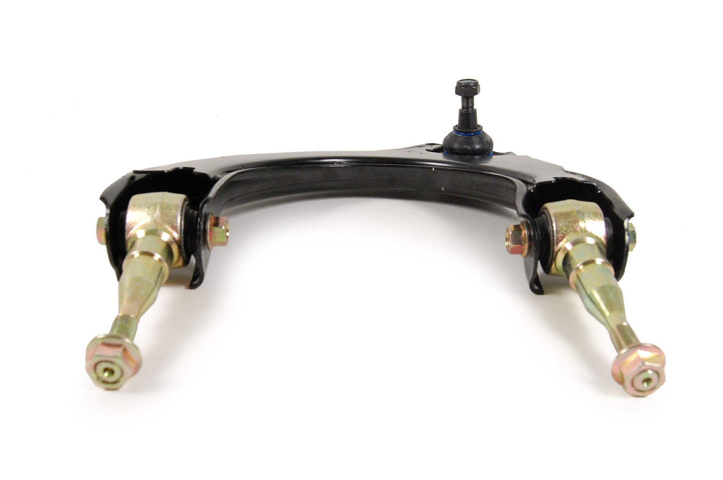 Angle View of Front Upper Left Suspension Control Arm and Ball Joint Assembly MEVOTECH CMS80136