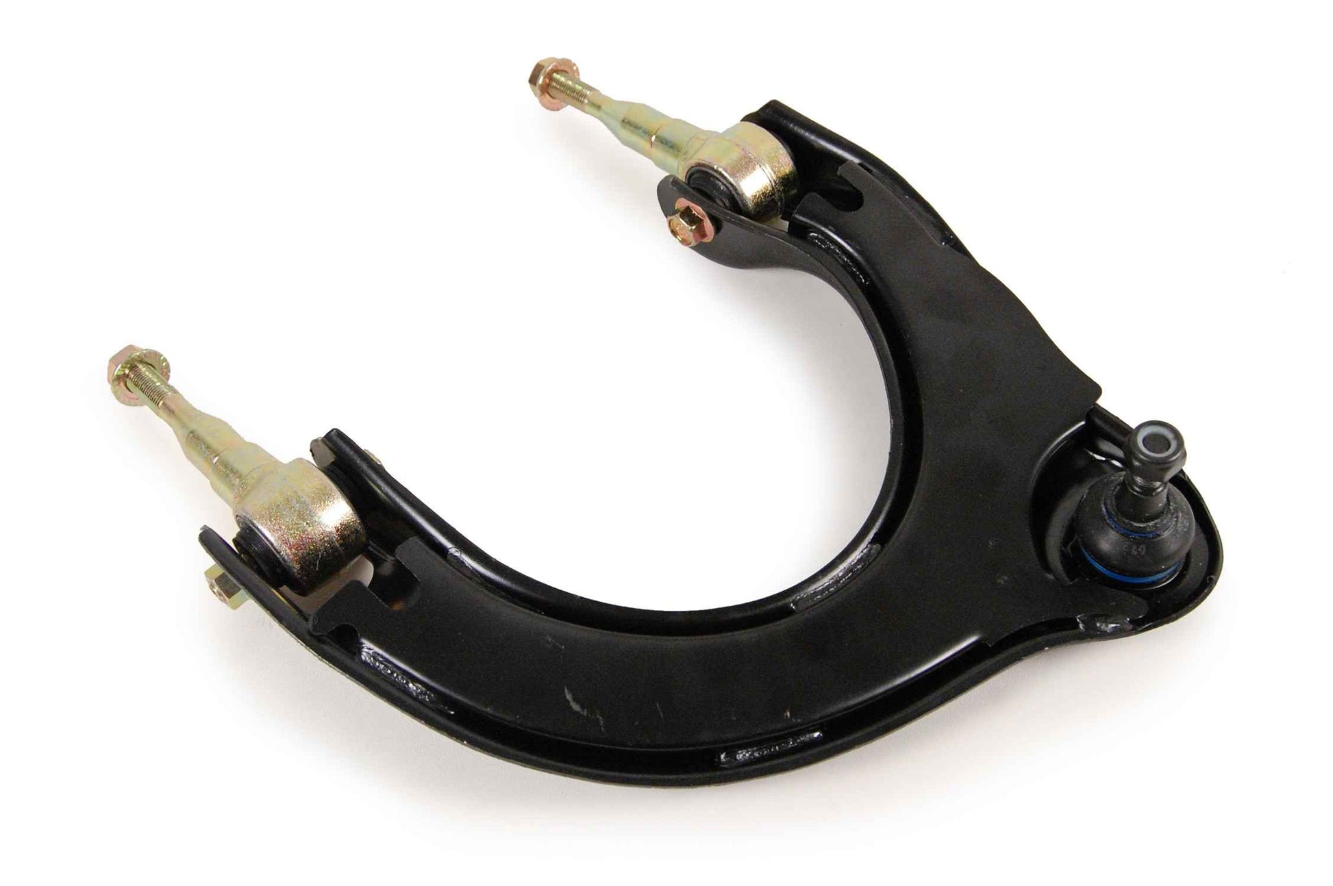 Front View of Front Upper Right Suspension Control Arm and Ball Joint Assembly MEVOTECH CMS80137