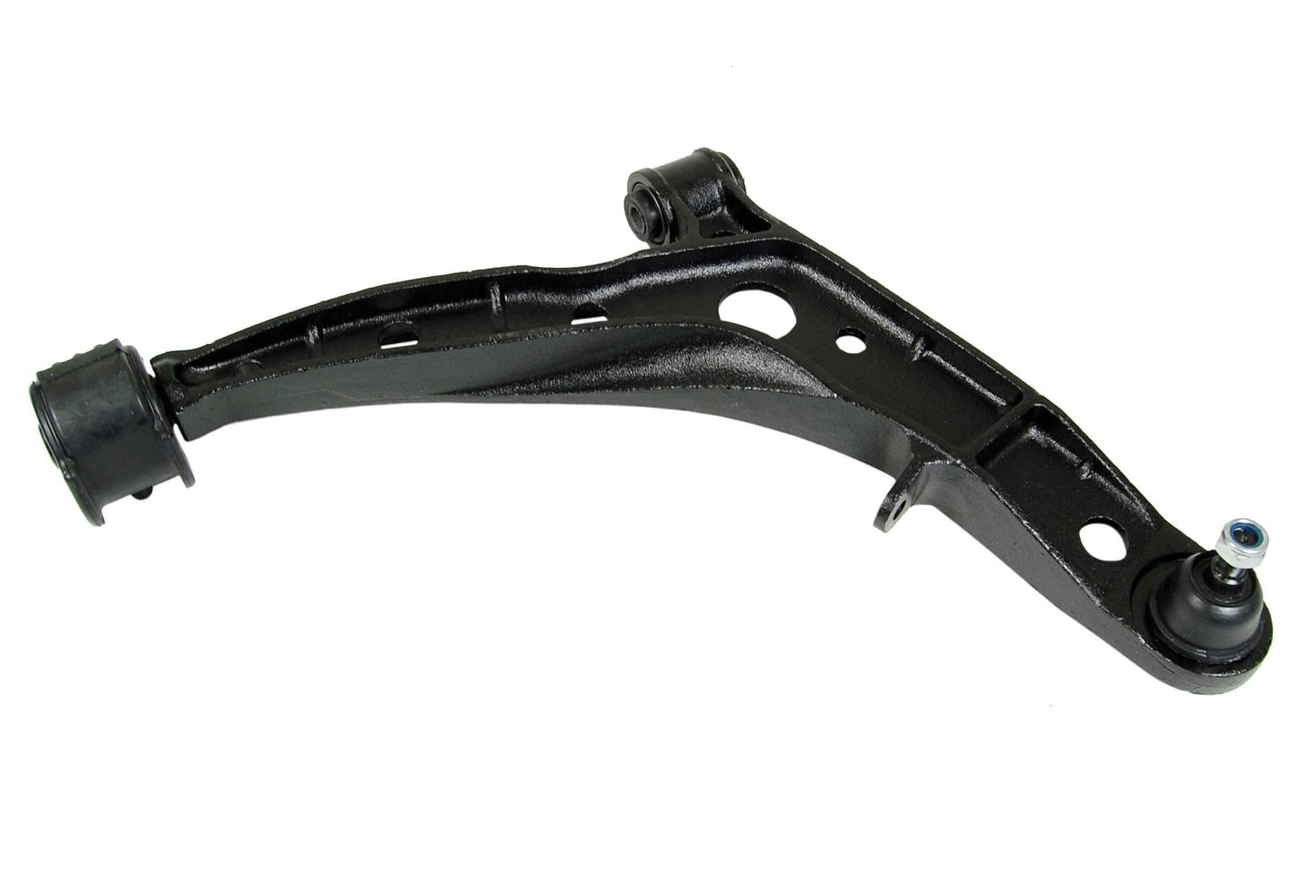 Front View of Front Right Suspension Control Arm and Ball Joint Assembly MEVOTECH CMS80141