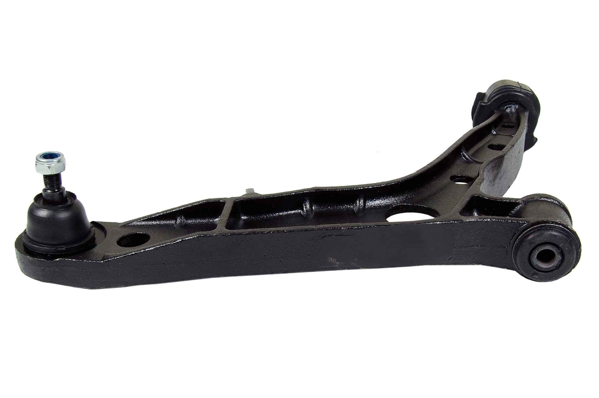 Side View of Front Right Suspension Control Arm and Ball Joint Assembly MEVOTECH CMS80141