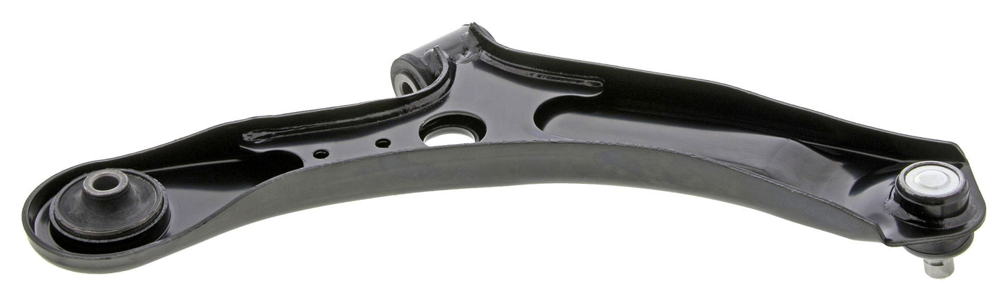 Bottom View of Front Left Suspension Control Arm and Ball Joint Assembly MEVOTECH CMS80153