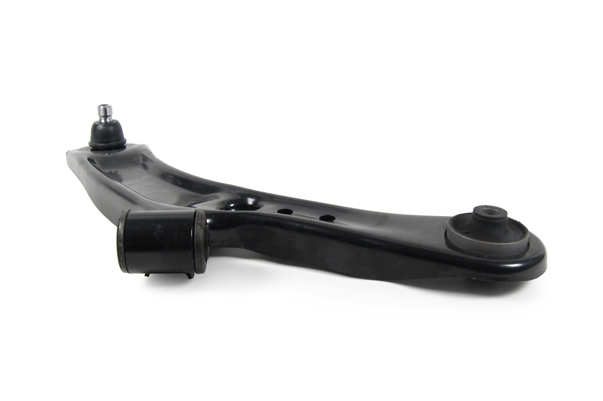 Angle View of Front Right Suspension Control Arm and Ball Joint Assembly MEVOTECH CMS80154