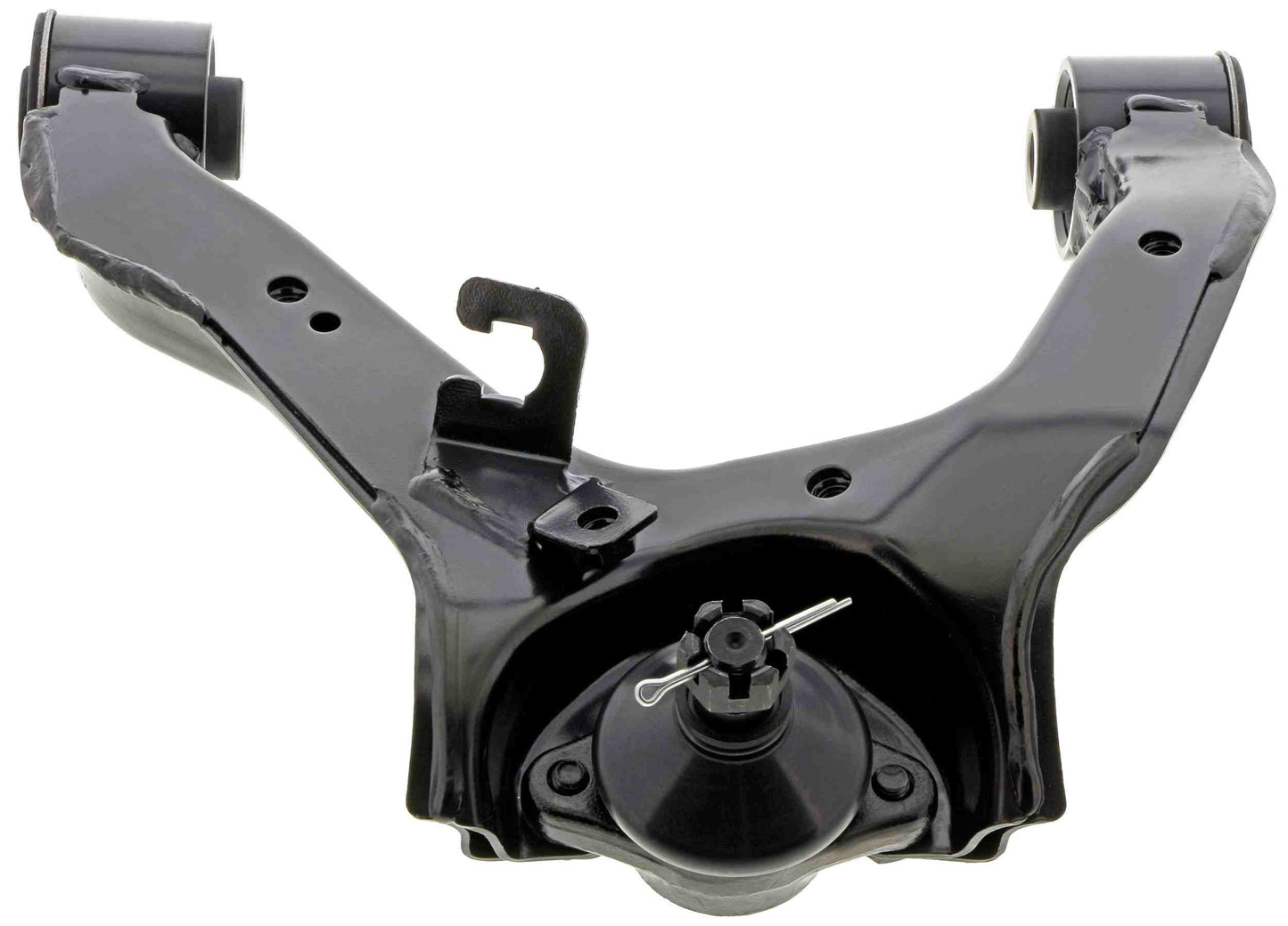 Front View of Front Upper Right Suspension Control Arm and Ball Joint Assembly MEVOTECH CMS80156