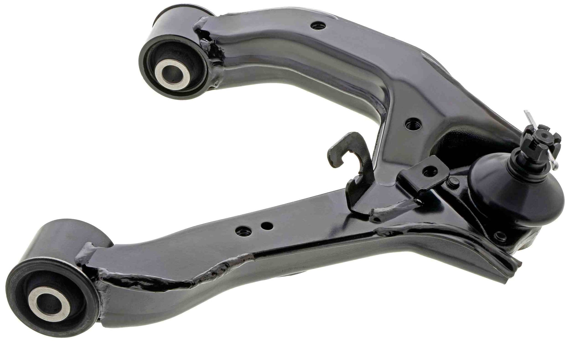 Side View of Front Upper Right Suspension Control Arm and Ball Joint Assembly MEVOTECH CMS80156