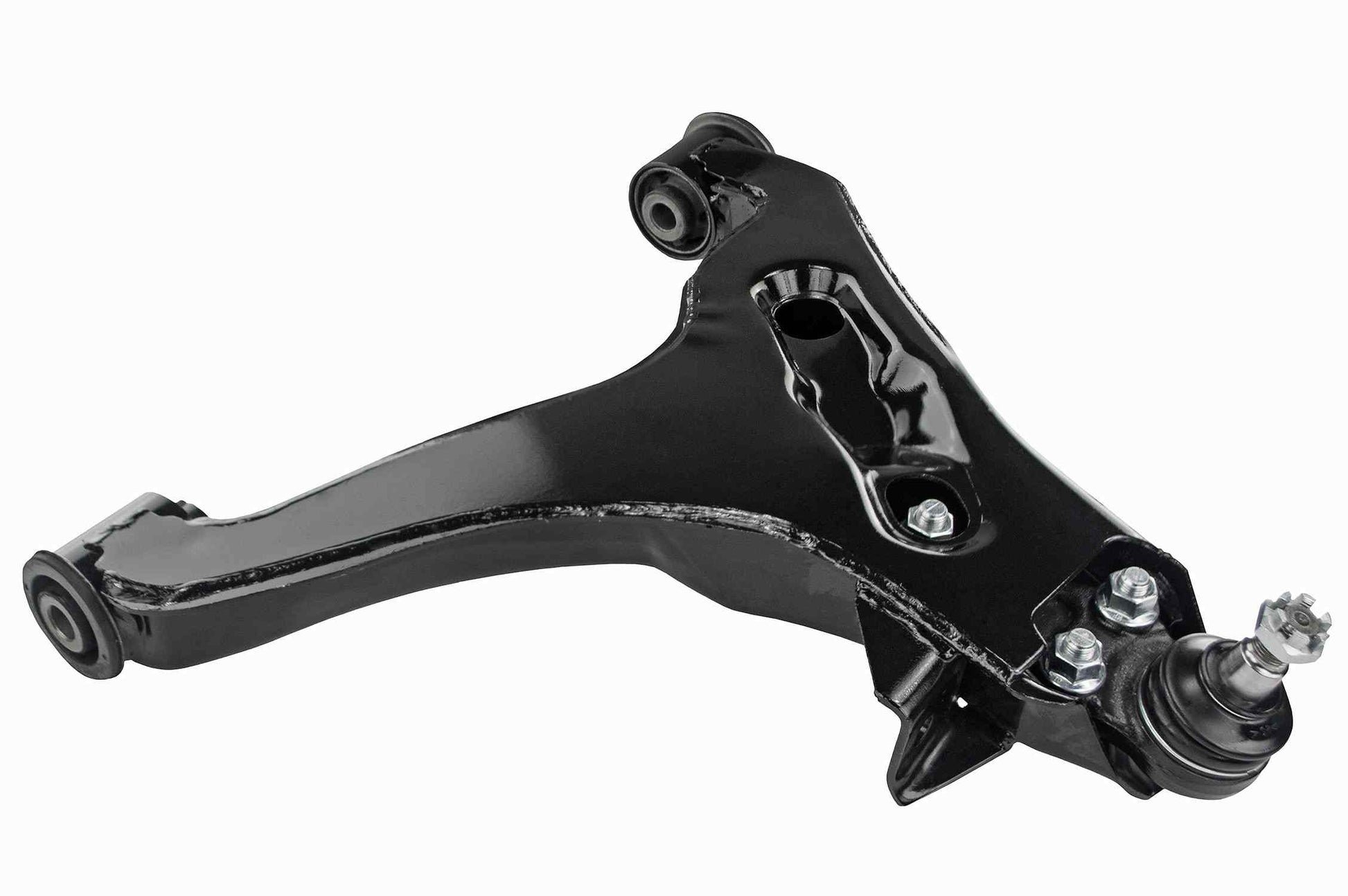 Front View of Front Right Suspension Control Arm and Ball Joint Assembly MEVOTECH CMS80158