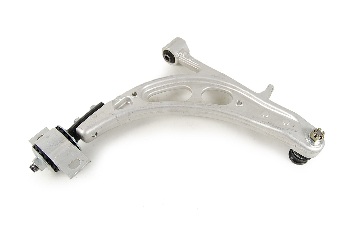 Front View of Front Left Suspension Control Arm and Ball Joint Assembly MEVOTECH CMS80166