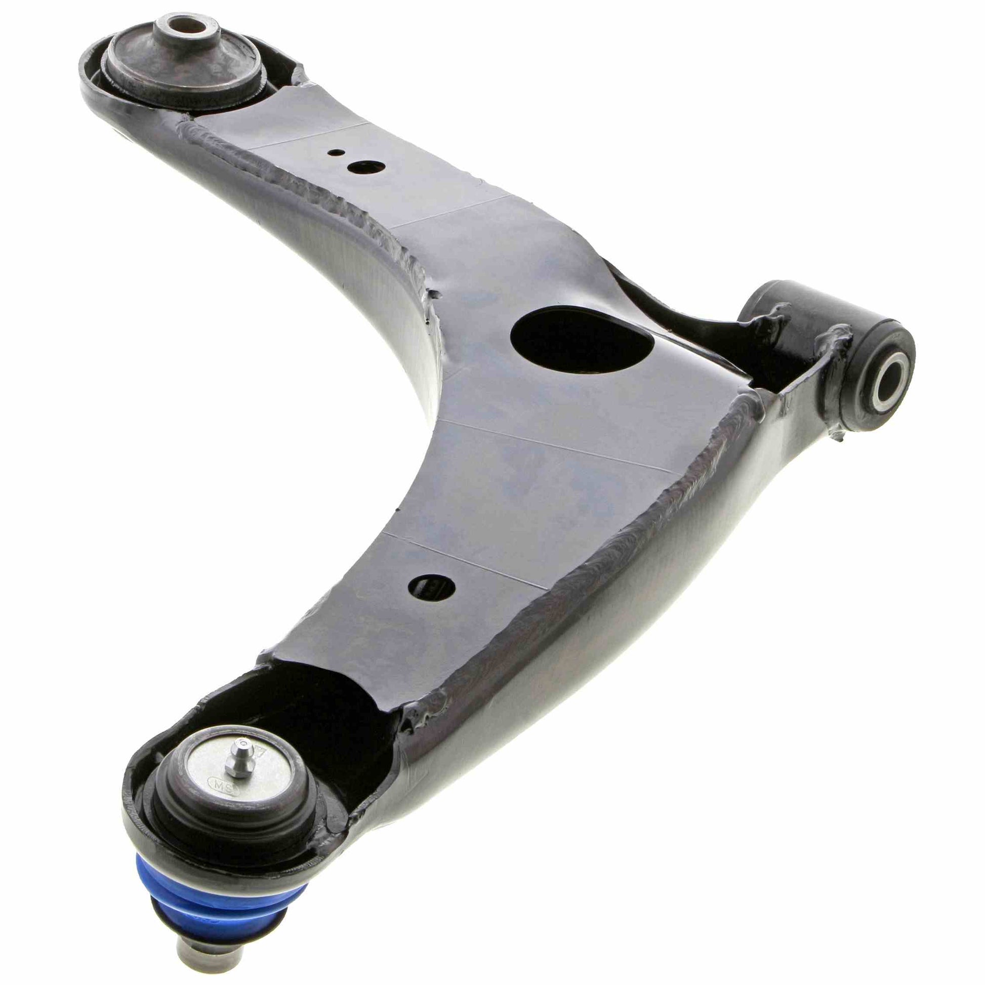 Back View of Front Left Suspension Control Arm and Ball Joint Assembly MEVOTECH CMS80170