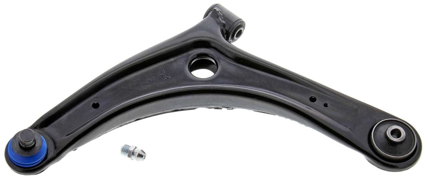 Front View of Front Left Suspension Control Arm and Ball Joint Assembly MEVOTECH CMS80170