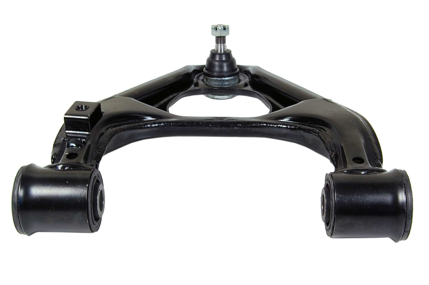 Angle View of Front Upper Left Suspension Control Arm and Ball Joint Assembly MEVOTECH CMS80174