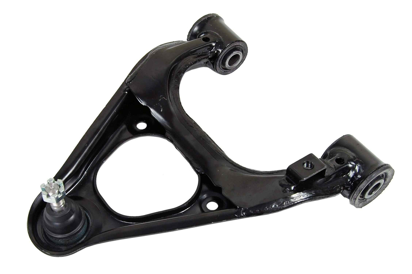 Front View of Front Upper Left Suspension Control Arm and Ball Joint Assembly MEVOTECH CMS80174