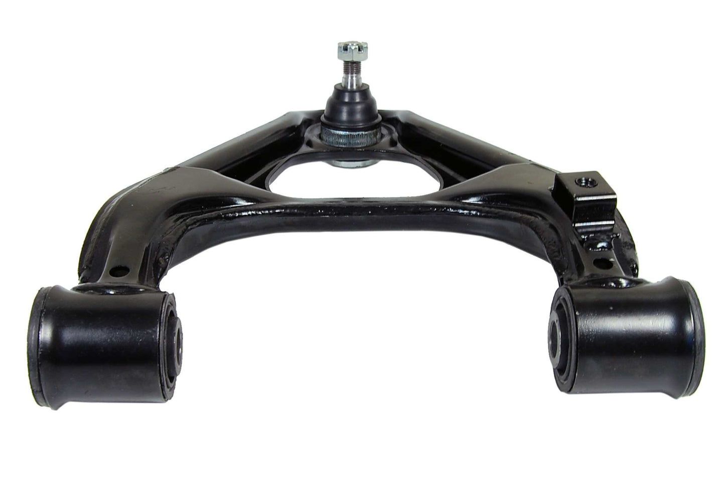 Angle View of Front Upper Right Suspension Control Arm and Ball Joint Assembly MEVOTECH CMS80175