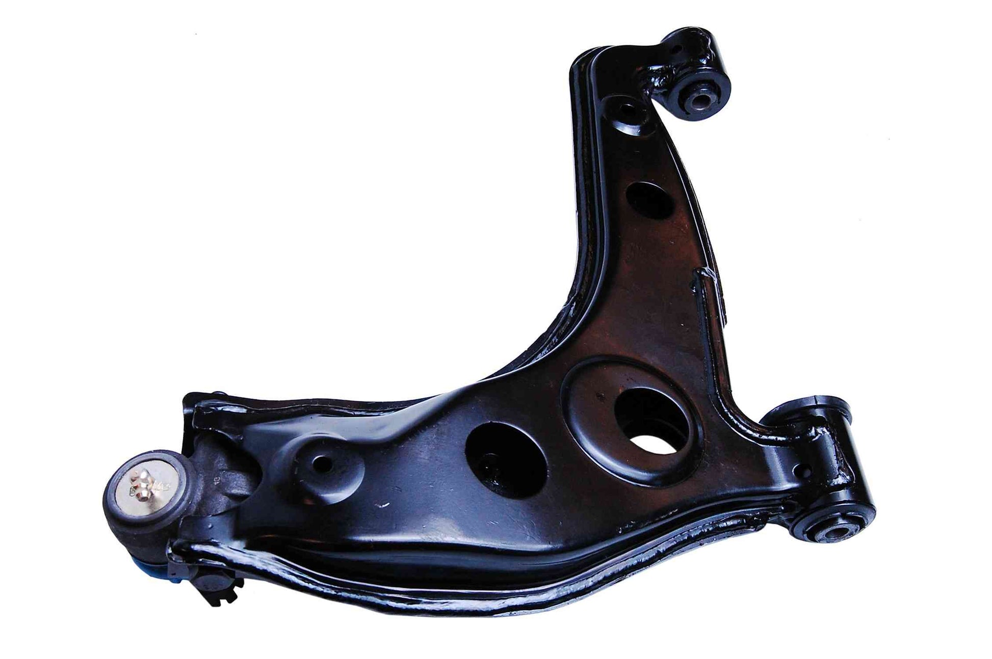 Back View of Front Left Suspension Control Arm and Ball Joint Assembly MEVOTECH CMS80176