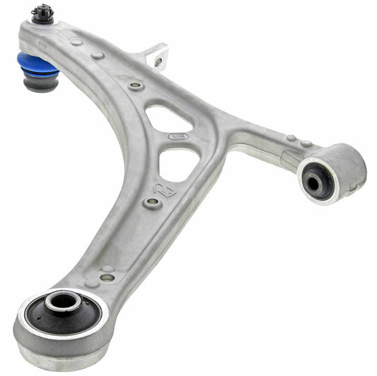 Angle View of Front Right Suspension Control Arm and Ball Joint Assembly MEVOTECH CMS80181