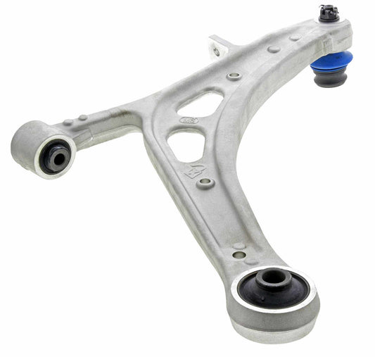 Angle View of Front Left Suspension Control Arm and Ball Joint Assembly MEVOTECH CMS80182