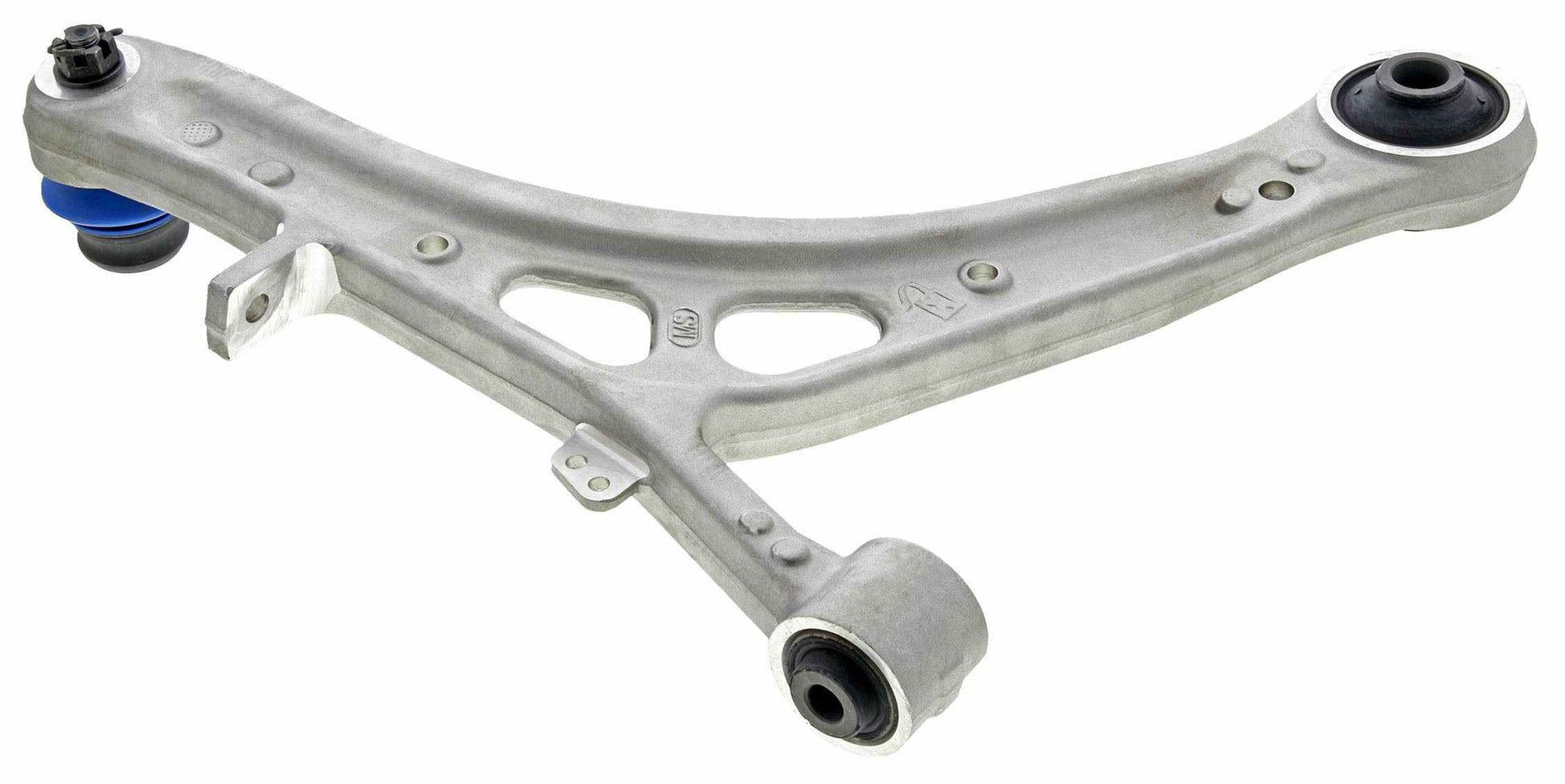 Side View of Front Left Suspension Control Arm and Ball Joint Assembly MEVOTECH CMS80182