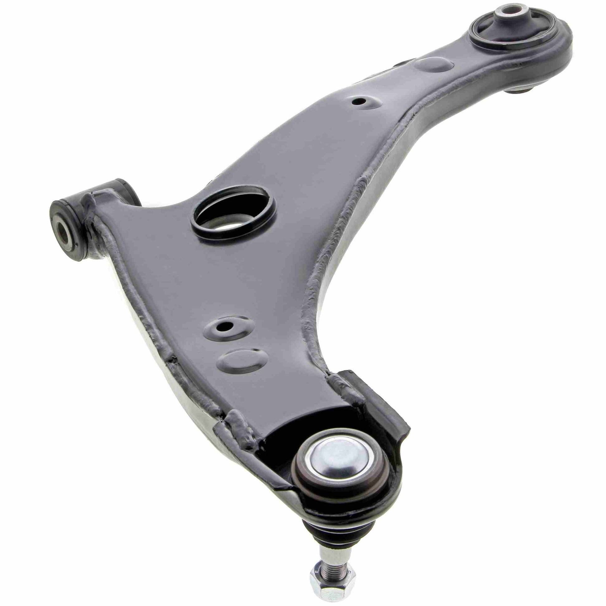 Back View of Front Right Suspension Control Arm and Ball Joint Assembly MEVOTECH CMS80196