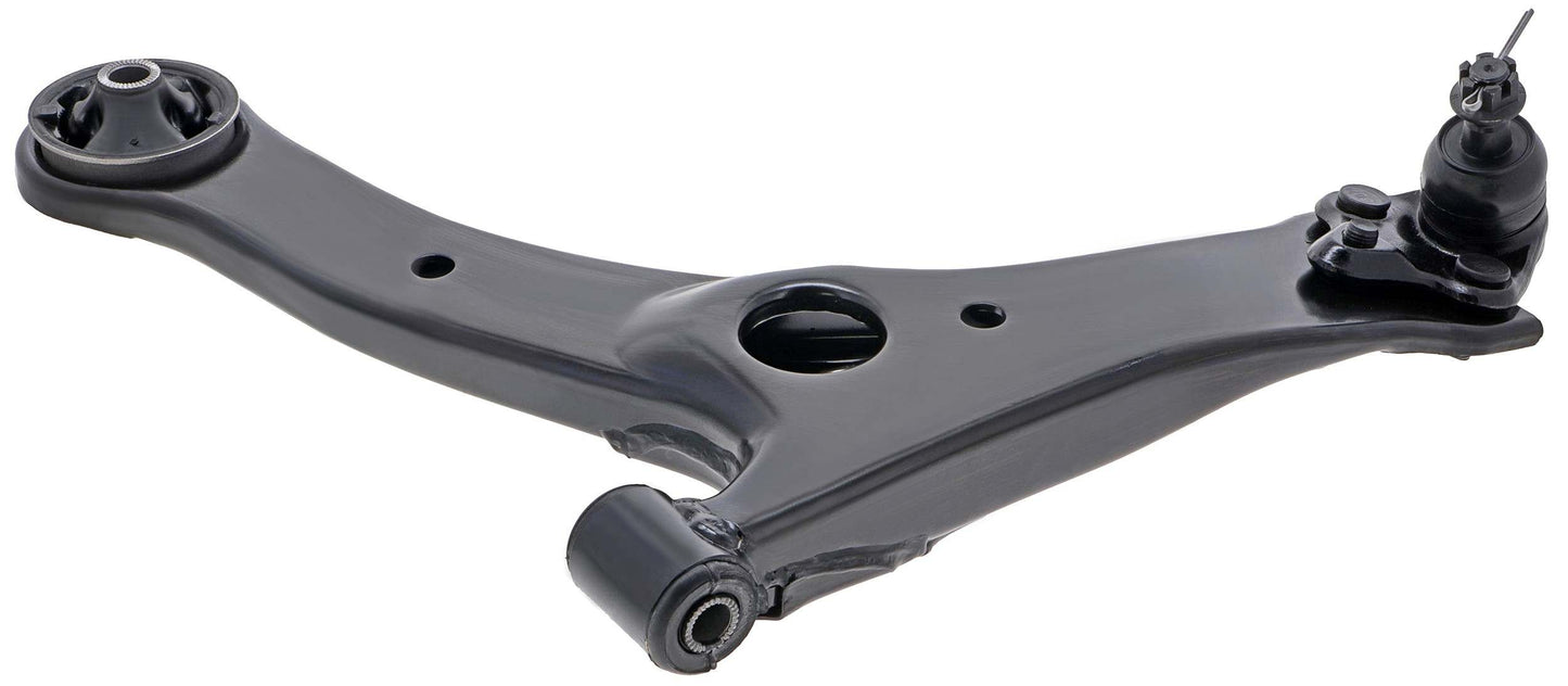 Side View of Front Left Suspension Control Arm and Ball Joint Assembly MEVOTECH CMS861000