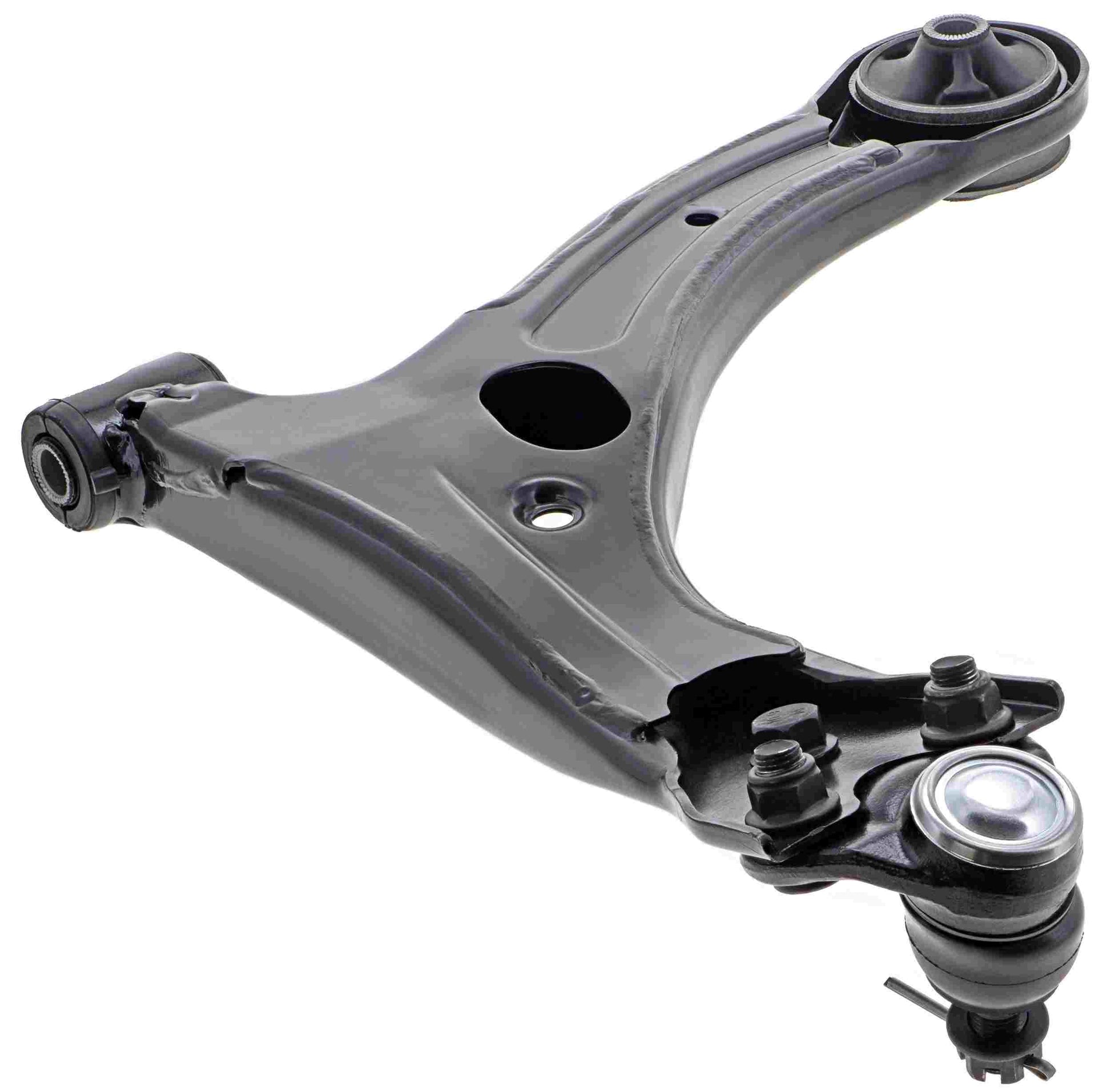 Back View of Front Right Suspension Control Arm and Ball Joint Assembly MEVOTECH CMS861001