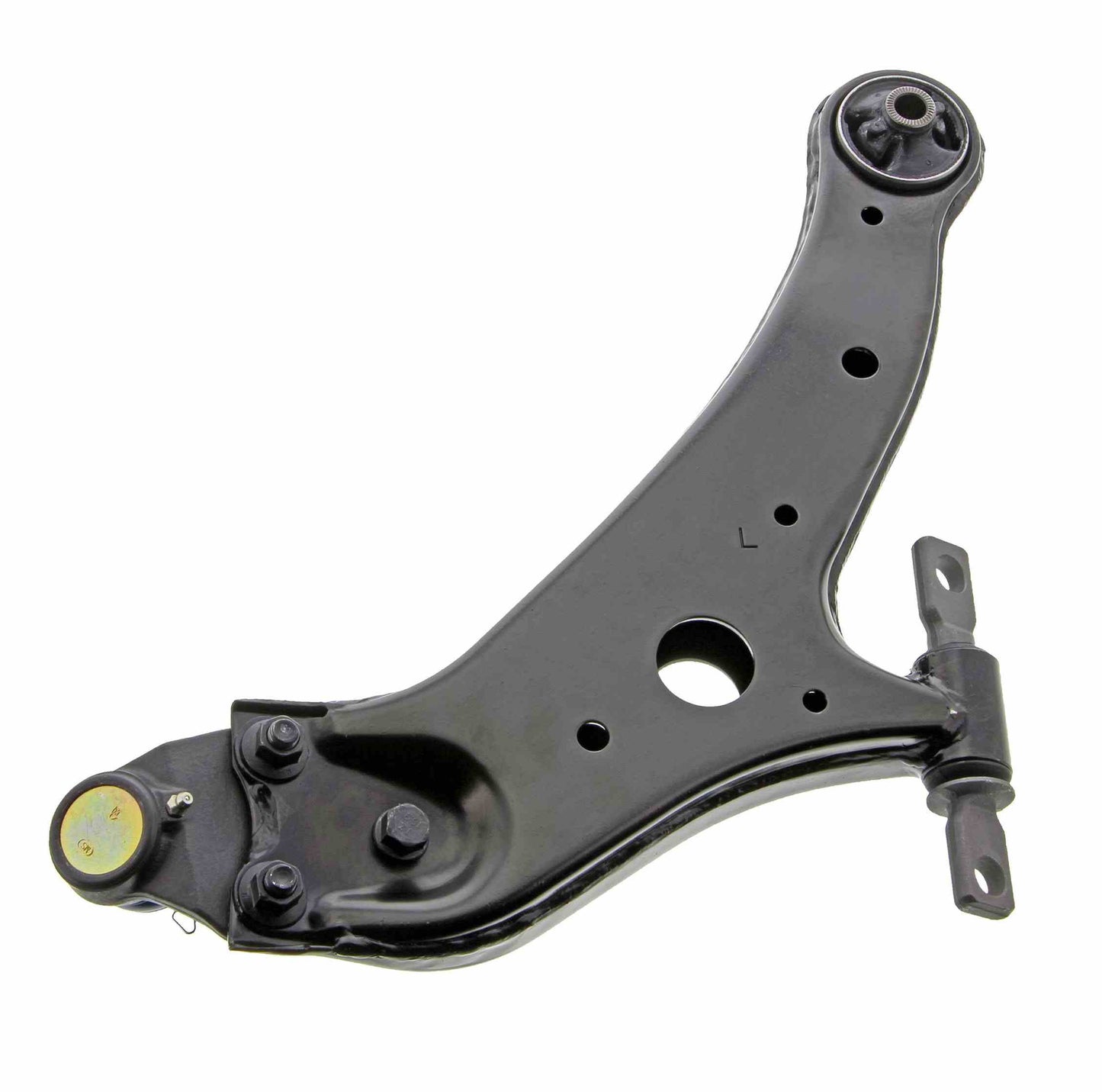 Back View of Front Left Suspension Control Arm and Ball Joint Assembly MEVOTECH CMS861028