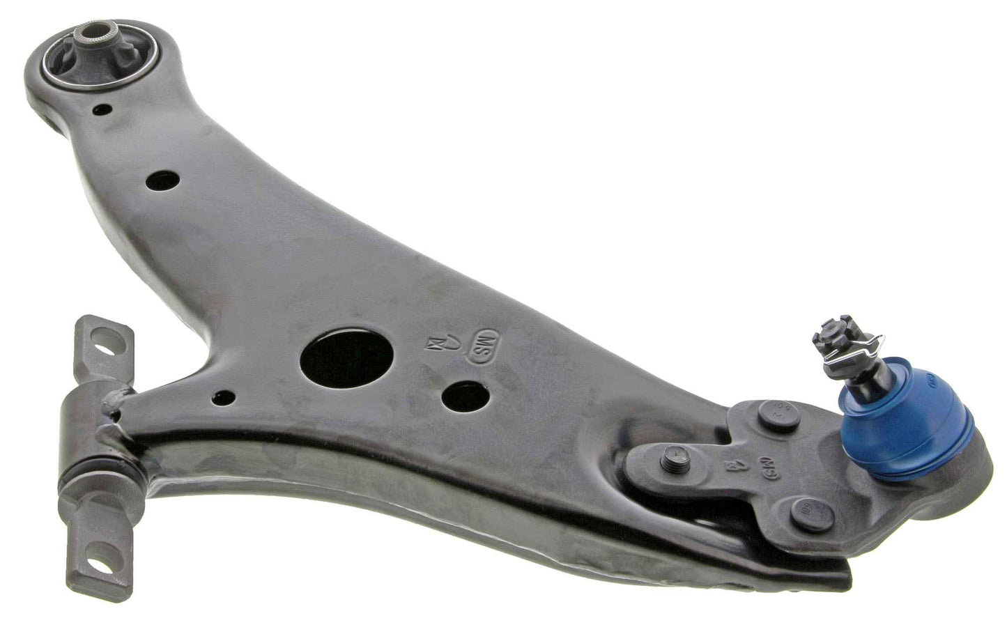 Side View of Front Left Suspension Control Arm and Ball Joint Assembly MEVOTECH CMS861028