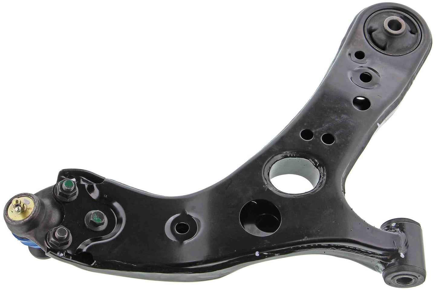 Back View of Front Left Suspension Control Arm and Ball Joint Assembly MEVOTECH CMS861030