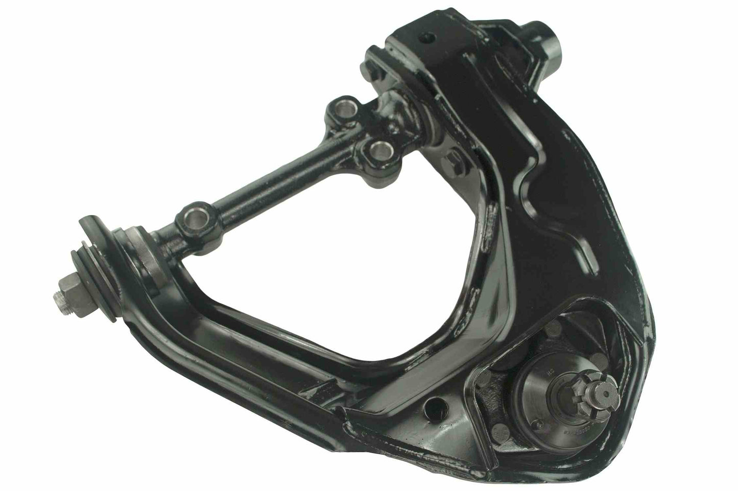 Front View of Front Upper Right Suspension Control Arm and Ball Joint Assembly MEVOTECH CMS861033