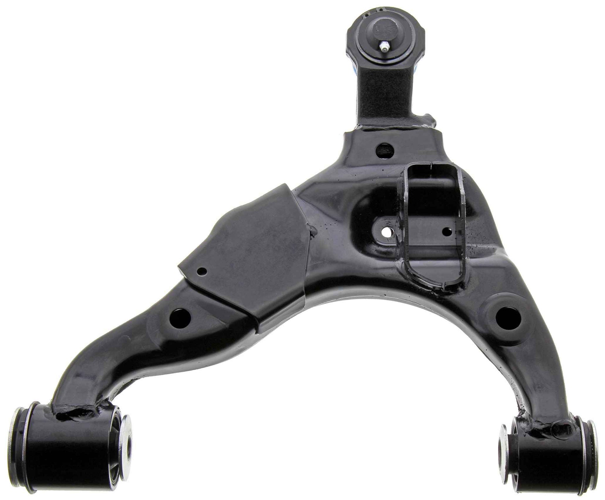 Back View of Front Left Suspension Control Arm and Ball Joint Assembly MEVOTECH CMS861038