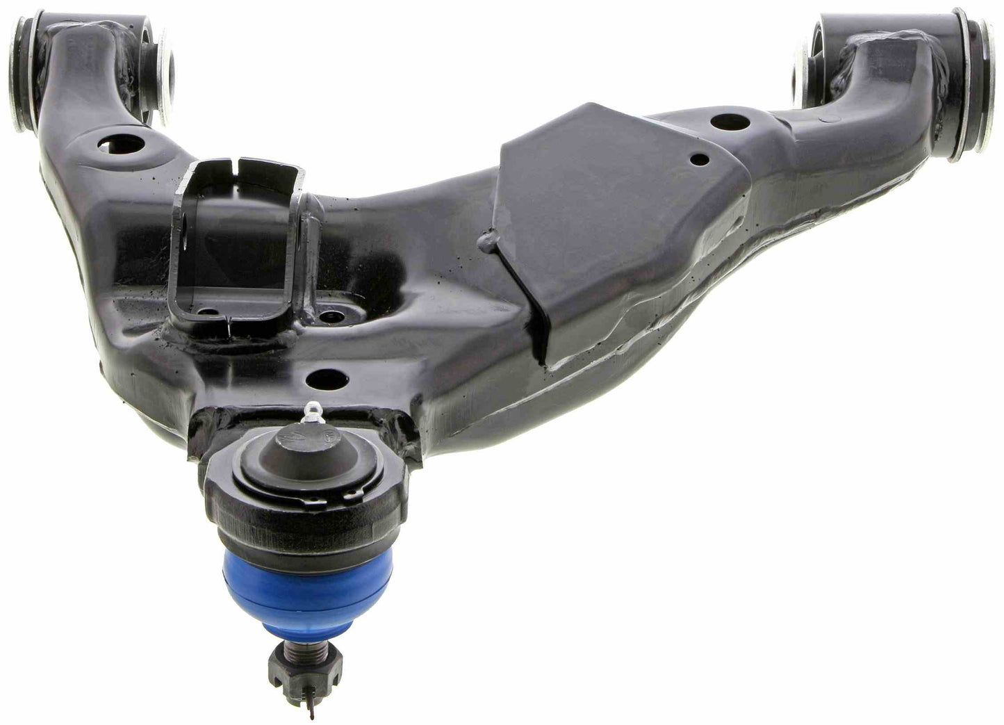 Bottom View of Front Left Suspension Control Arm and Ball Joint Assembly MEVOTECH CMS861038