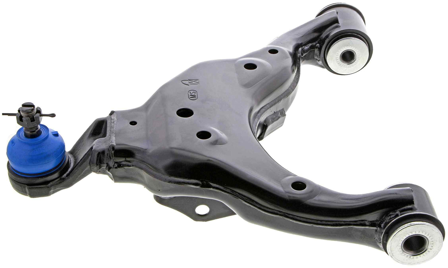 Side View of Front Left Suspension Control Arm and Ball Joint Assembly MEVOTECH CMS861038