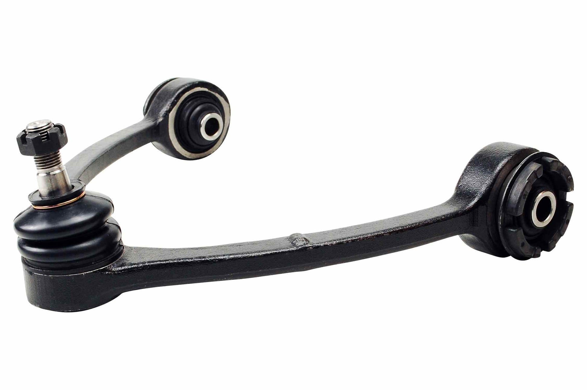 Side View of Front Upper Right Suspension Control Arm and Ball Joint Assembly MEVOTECH CMS86106