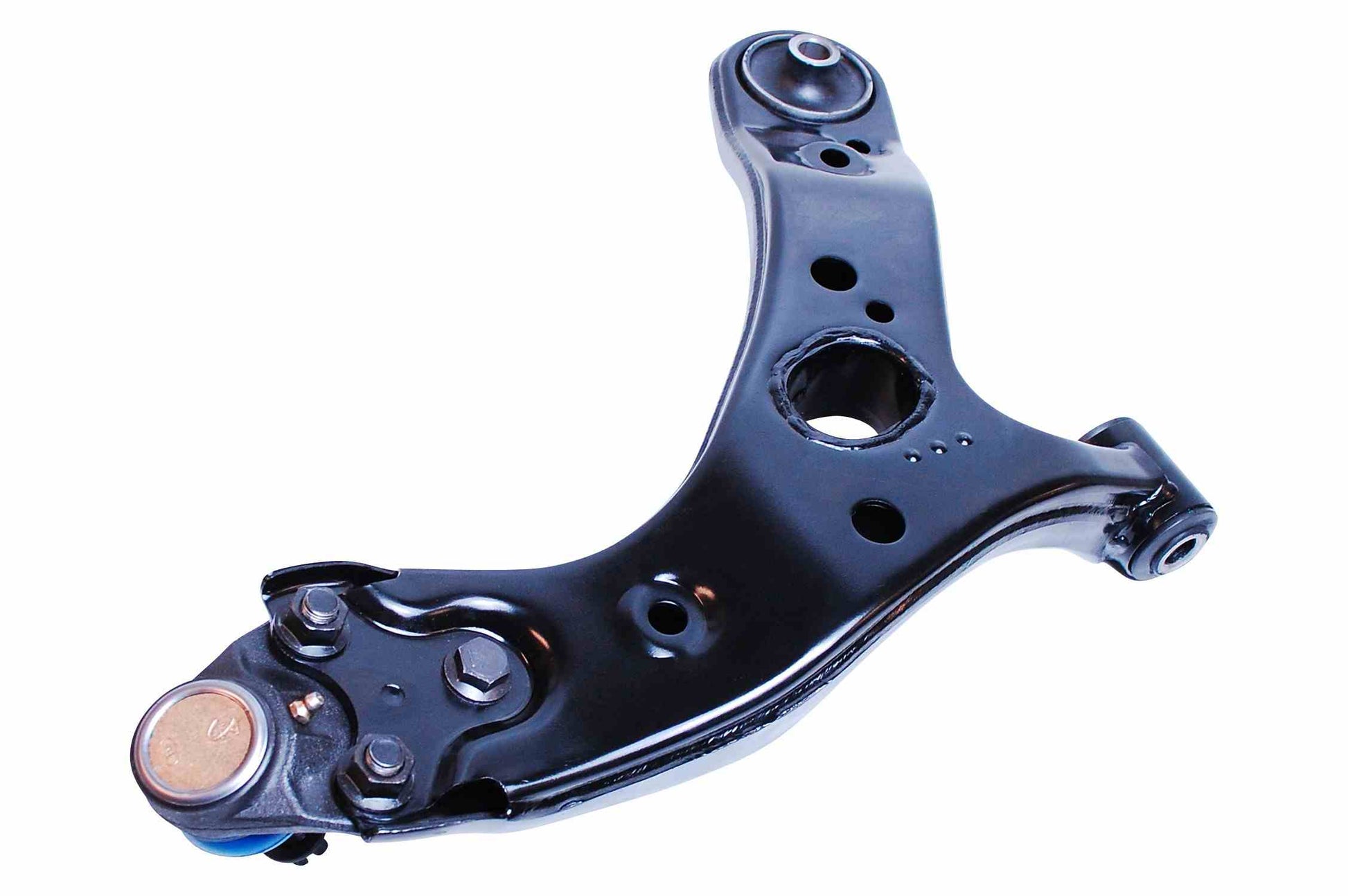 Back View of Front Left Suspension Control Arm and Ball Joint Assembly MEVOTECH CMS861113