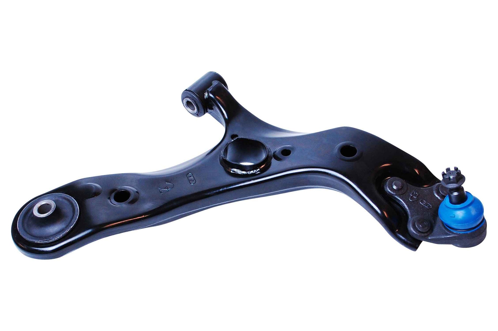 Front View of Front Right Suspension Control Arm and Ball Joint Assembly MEVOTECH CMS861114