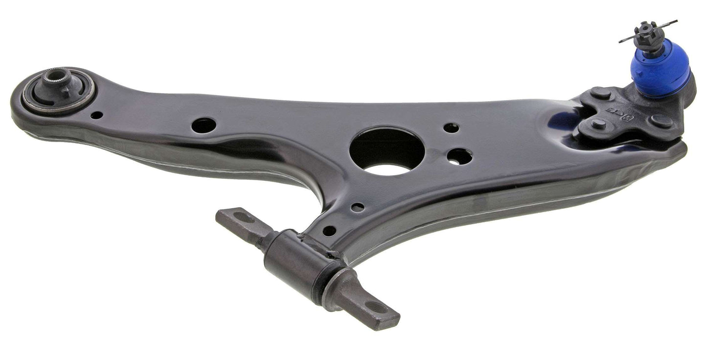 Front View of Front Left Suspension Control Arm and Ball Joint Assembly MEVOTECH CMS861130