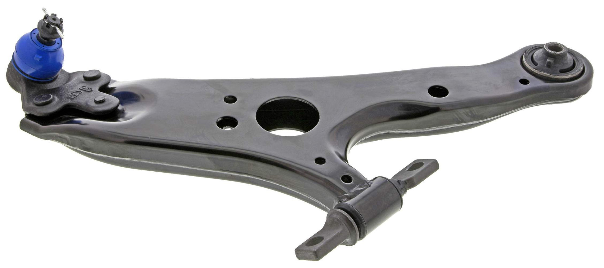 Side View of Front Right Suspension Control Arm and Ball Joint Assembly MEVOTECH CMS861131