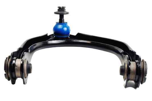 Angle View of Front Upper Right Suspension Control Arm and Ball Joint Assembly MEVOTECH CMS861137