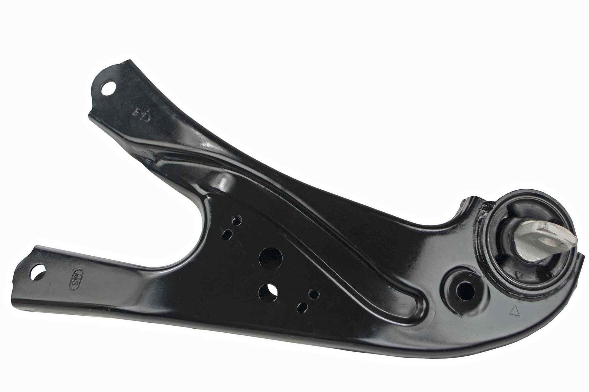 Front View of Rear Left Suspension Trailing Arm MEVOTECH CMS861145