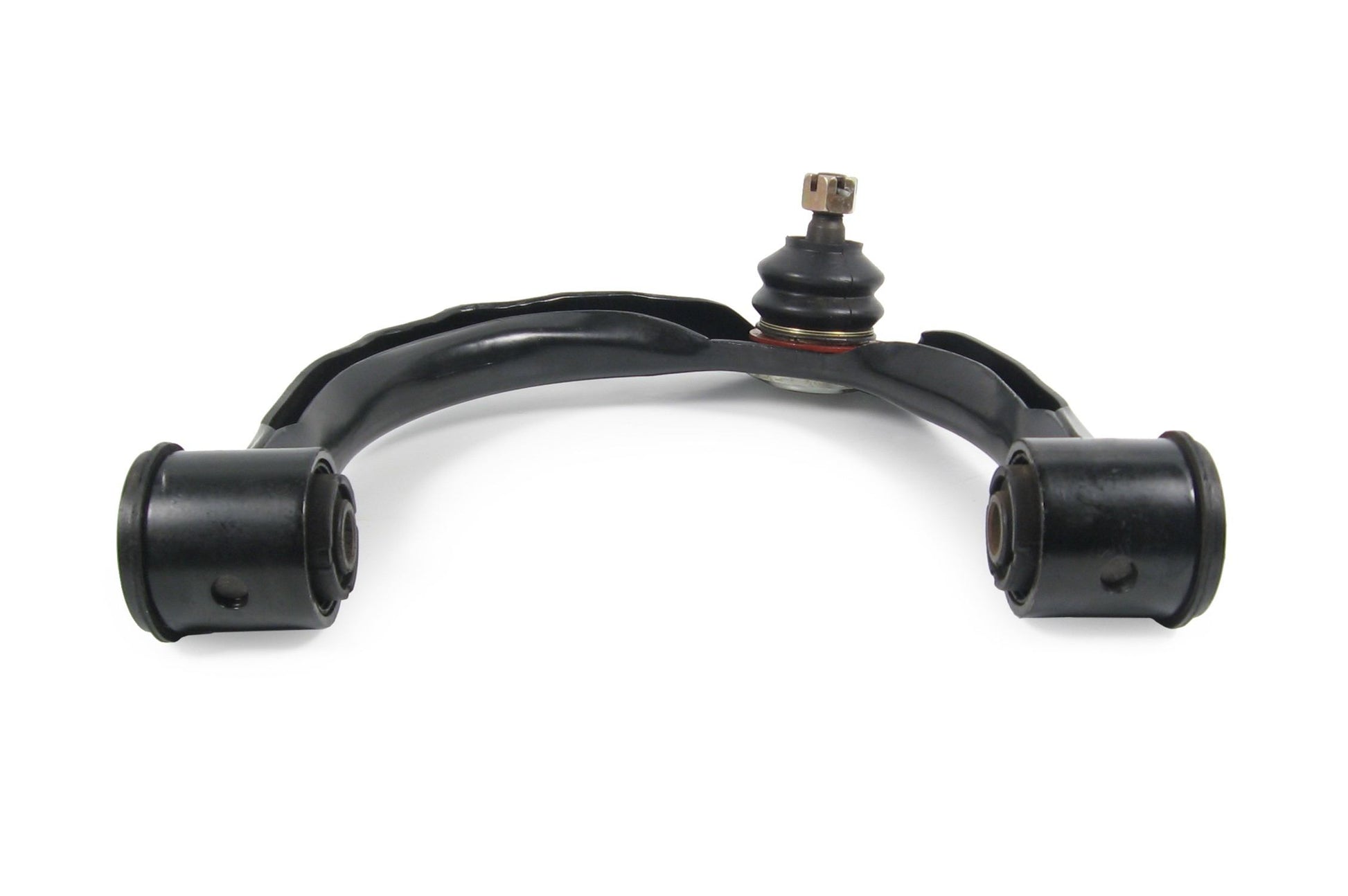 Angle View of Front Upper Left Suspension Control Arm and Ball Joint Assembly MEVOTECH CMS86114