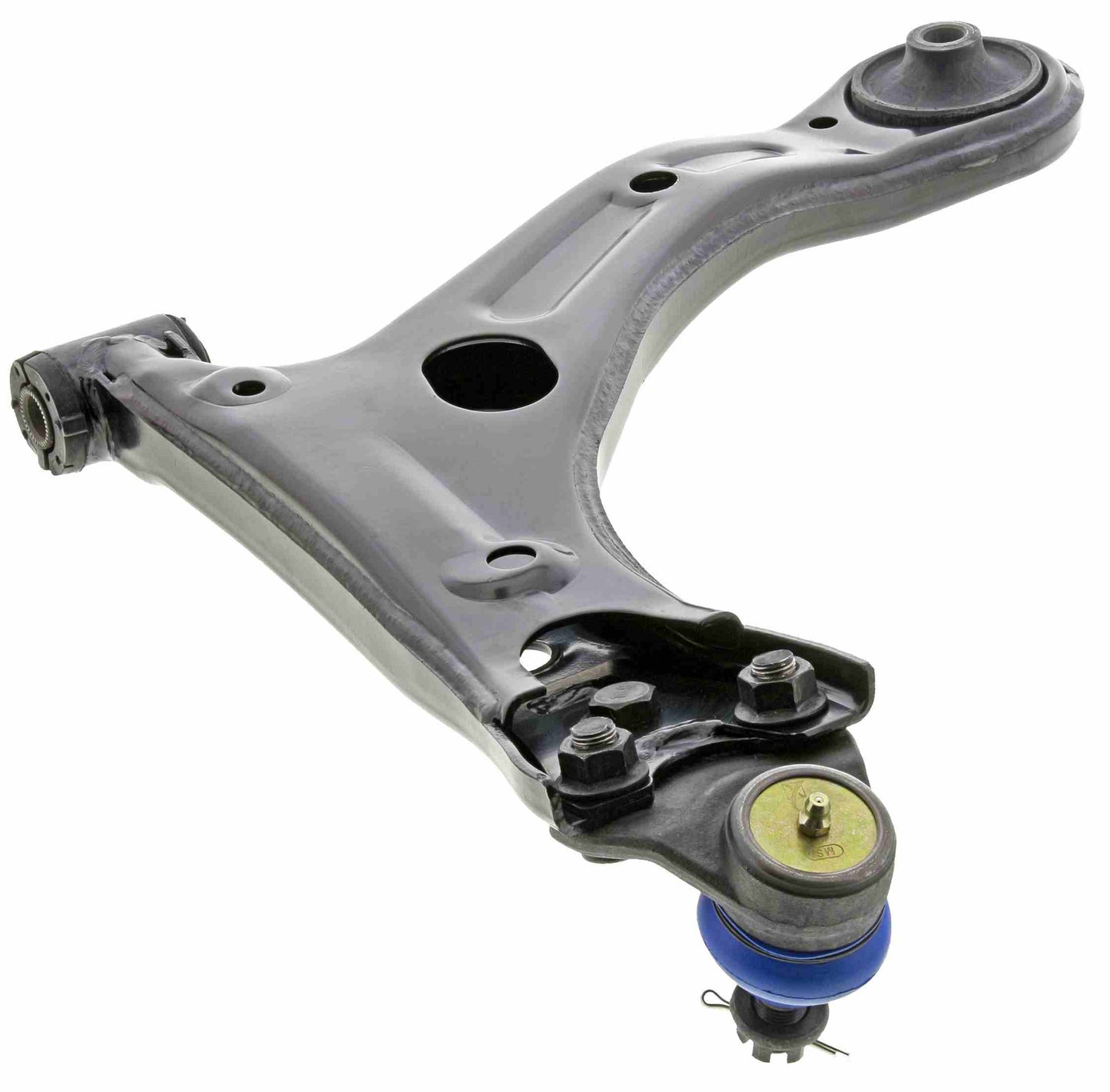 Back View of Front Right Suspension Control Arm and Ball Joint Assembly MEVOTECH CMS861154