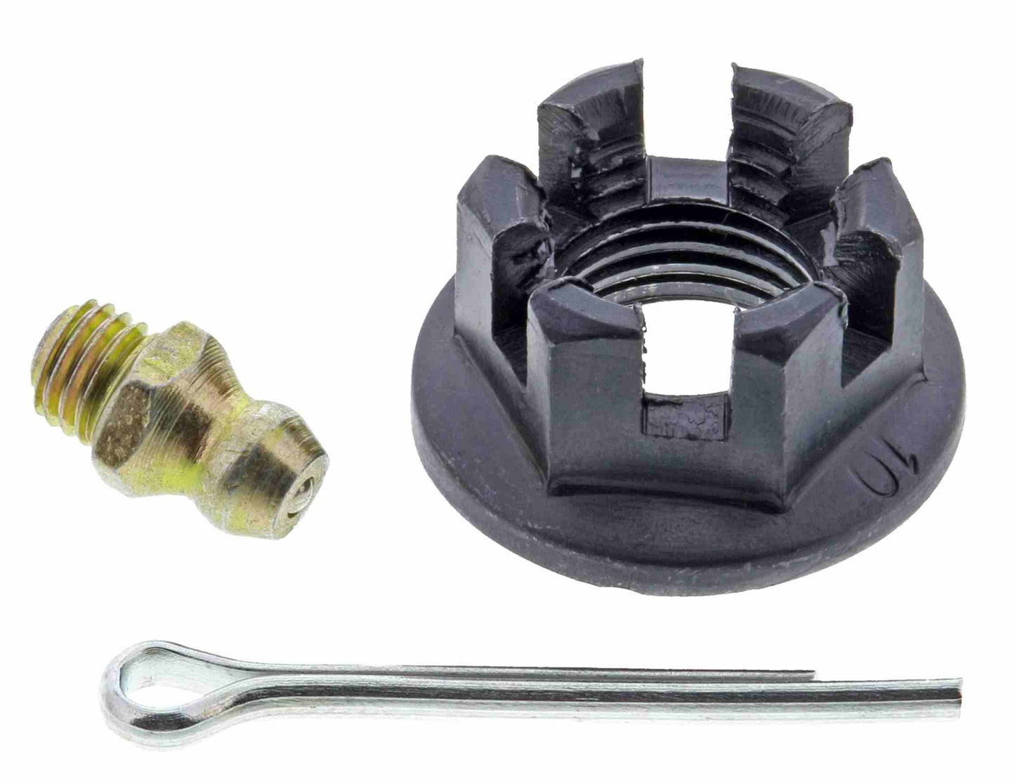 Hardware View of Front Right Suspension Control Arm and Ball Joint Assembly MEVOTECH CMS861154