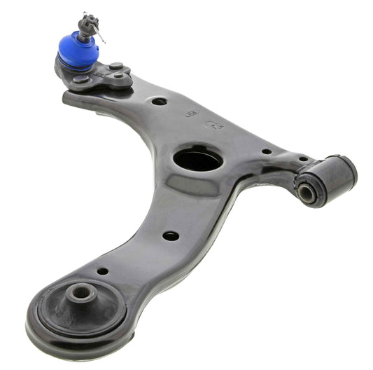 Angle View of Front Left Suspension Control Arm and Ball Joint Assembly MEVOTECH CMS861155