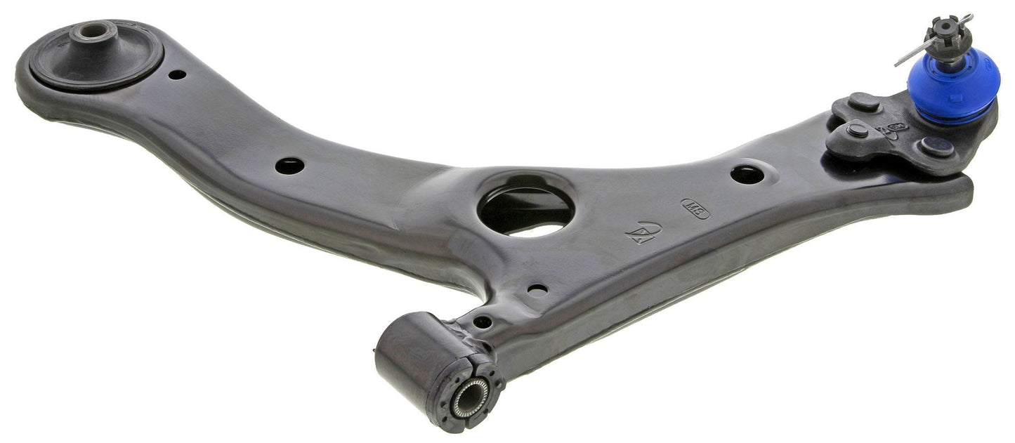 Side View of Front Left Suspension Control Arm and Ball Joint Assembly MEVOTECH CMS861155