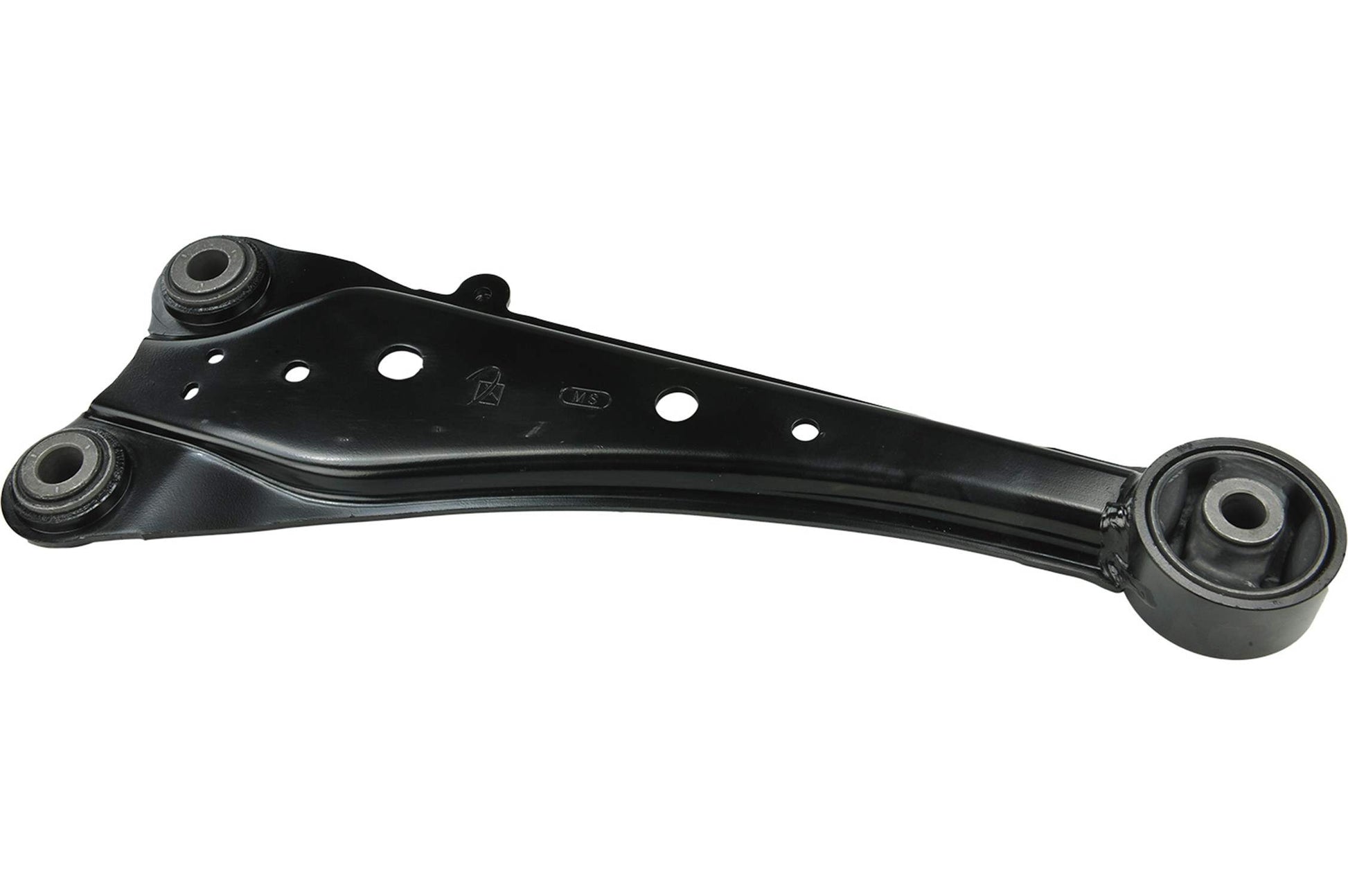 Front View of Rear Left Suspension Trailing Arm MEVOTECH CMS861179