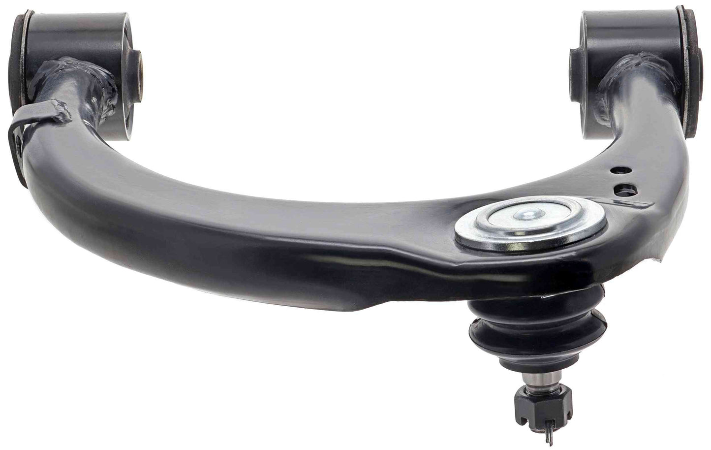 Bottom View of Front Upper Left Suspension Control Arm and Ball Joint Assembly MEVOTECH CMS861190