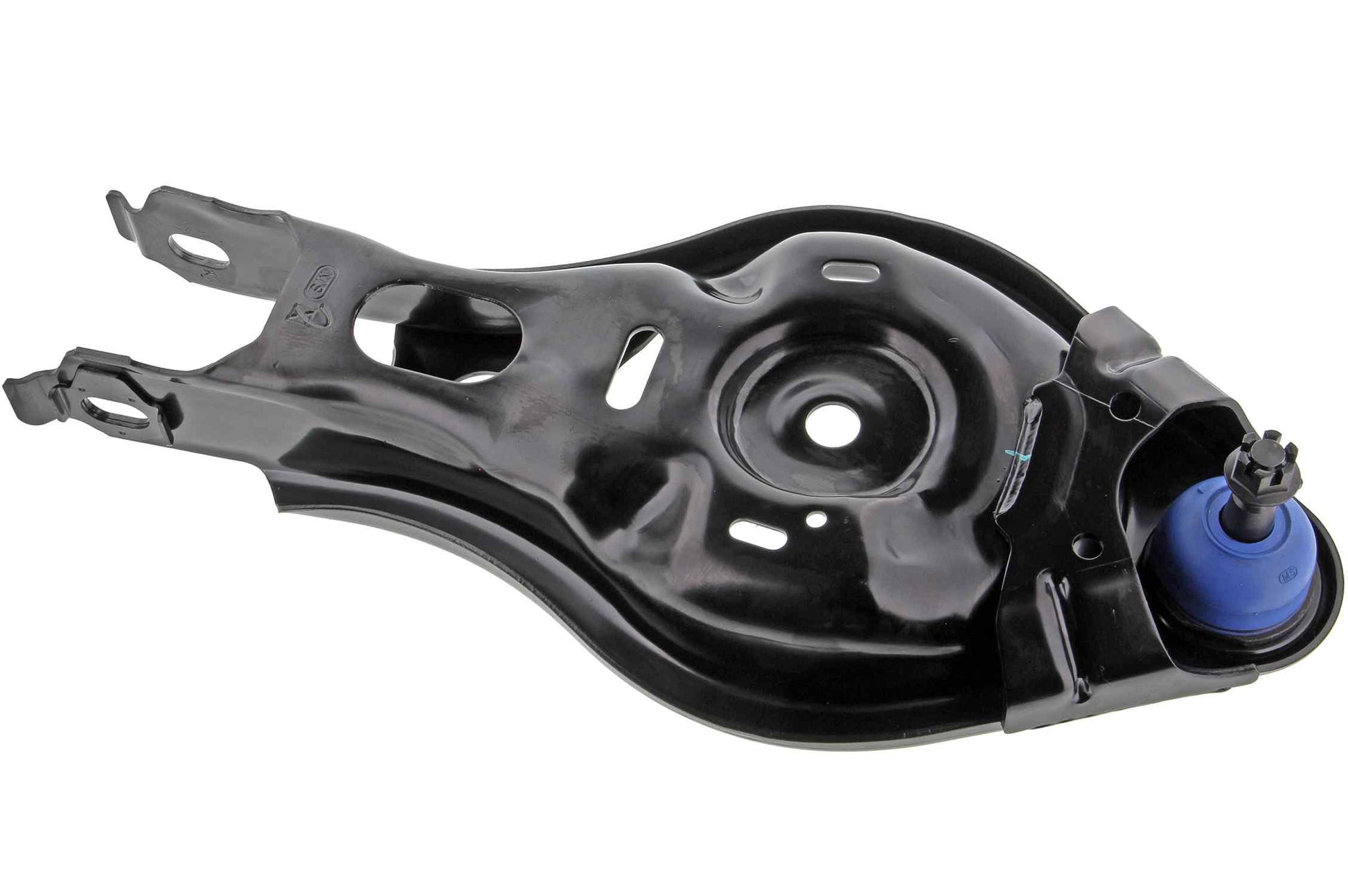 Front View of Rear Suspension Control Arm and Ball Joint Assembly MEVOTECH CMS861249